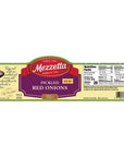 Mezzetta Pickled Red Onions  Gluten Free  16 Fluid Ounce Jar Pack of 6