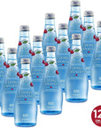 Clearly Canadian Zero Sugar Fresh Cherry Sparkling Water Beverage Zero Sugar  Zero Calories 1 Case 12 Bottles x 325mL