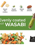 Oregon Farm Fresh Snacks Wasabi Pea Mix and Crackers  Locally Sourced and Freshly Made Wasabi Snacks Including Wasabi Peanuts Peas and Crackers  Enjoy Healthier Snacking 14 oz