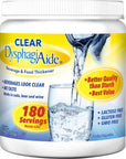 Clear DysphagiAide Thickener Powder - 180 Servings - Liquid and Drink Thickener for Dysphagia, (Nectar Thick Consistency and Honey Thick Consistency), Pack of 1