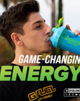 G Fuel FaZe Rug Energy Powder Packets Sugar Free Clean Caffeine Focus Supplement Water Mix Sour Blue Raspberry Flavor Focus Amino Vitamin  Antioxidants Blend  6 Stick Pack 025 oz