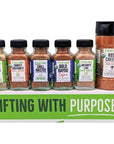 FreshJax Organic Spices  BBQ & Grill Lovers Gift Set Includes 6 Seasoning Blends