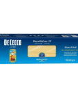 De Cecco Bucatini No.15 Semolina Pasta, 16 Oz