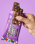 FITCRUNCH Loaded Cookie Protein Bar High Protein Gluten Free Protein Snack 12 Cookie Bars Chocolate Deluxe