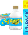 Splash Refresher Lemon Flavored Water 8 Fl Oz Plastic Bottle Pack of 12