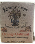 Kreamy Soaps Premium Hand Crafted Orange Oatmeal