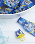 Imaginings 3 Sonic the Hedgehog Individually Wrapped Lollipop Rings Knuckles and Tails Decorated Candy Birthday Party Favors 18 Count