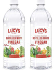 Lucy's Family Owned - Natural Distilled White Vinegar, 32 oz. bottle (Pack of 2) - 5% Acidity