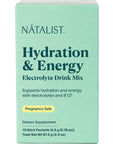 NATALIST Hydration & Electrolyte Energy Drink Mix Powder Easy Prep Daily Essentials Mineral & Vitamin Replenishment for Women Caffeine Free Vegan Berry Flavor - 15 Packet Servings