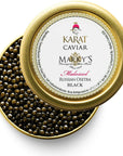 Markys Russian Osetra Karat Black Caviar  4 oz  114 g  Premium Osetra Sturgeon Malossol Black Roe  GUARANTEED OVERNIGHT