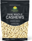 Raw Cashews Unsalted Whole 16 0z  1 lb  Vegan Protein Snacks  Make Cashew Milk  Keto and Paleo Friendly Diet Snacks  Party Snacks  Healthy Snacks  Cashews Bulk  NonGMO  100 Natural  By Moonee Naturals 16 0z  1 lb