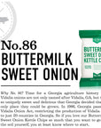 Lillie's Q - Buttermilk & Sweet Onion Kettle Chips, Vidalia Onion Potato Chips, Small Batch Kettle Chips, Individual Bags, Made with Gluten-Free Ingredients (1.375 oz, 6-Pack)