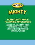 Motts Mighty Honeycrisp Apple Applesauce 32 Oz Clear Pouches 48 Count 4 Packs Of 12 No Sugar Added Good Source Of Fiber Supports A Healthy Digestive System Glutenfree Kosher