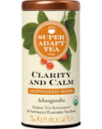 The Republic of Tea  Clarity and Calm SuperAdapt Herbal Tea 36 Tea Bags Organic Caffeine Free Ashwagandha