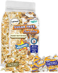 FabQuals Sugar Free 1LB Combo 64 Count  Atkinson Sugar Free Peanut Butter Bars 05LB  Sugar Free Chick O Sticks Candy 05LB I Sugar Free Chico Sticks Candy Bulk Sugar Free Peanut Butter Candy