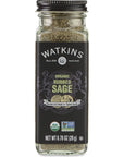 Watkins Gourmet Organic Spice Jar, Rubbed Sage, Non-GMO, Kosher, 0.7 Ounce Jar, 1-Pack