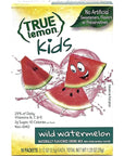 True Lemon Kids Variety 1 of each Blue Raspberry Wild Watermelon Strawberry Banana 10 Count Pack of 3 with By the Cup Mood Spoons