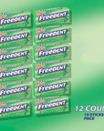 Wrigleys Freedent Peppermint Gum 15Stick Pack 12 Packs