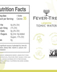 FeverTree Water No Artificial Sweeteners Lemon Tonic 1632 Fl Oz Pack of 24