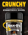 Dan-O's Seasoning Large 2 Bottle Combo Original & Crunchy  2 Pack (20 oz)