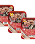 Maruchan Plump Sekihan Rice with Red Beans 56oz 3 pieces Japanese Instant Cooked Rice With MAIKO sticker Pio big bazar