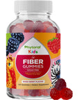 Sugar Free Fiber Gummies for Kids - Delicious and Nutritious Kids Fiber Gummies Sugar Free Supplement for Digestive and Immune Support - Non GMO Vegan Kosher Gluten Free Fiber Supplement Gummies