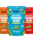 The Only Bean Crunchy Dry Roasted Edamame Beans (Variety Pack) 4 oz (3 Pack)