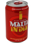 Malta India - Malt Beverage Non Alcoholic Original from Puerto Rico - 8 Ounce (Pack of 6)