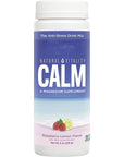 Natural Vitality Calm, Magnesium Supplement, Anti-Stress Drink Mix Powder, Original, Raspberry Lemon - 8 Ounce (Packaging May Vary)