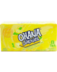 Ohana lemonade noncarbonated drink caffeine free 12fluid ounce cans 8pack in box 6