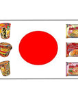 HCG Asian Noodles Variety Pack of 12 Instant Ramen Noodles with Chopsticks