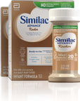 Similac Advance Kosher Infant Formula with Iron, 2 Fl OZ - 4 Bottles (2 Pack = 8 Bottles) Milk Based, Ready To Feed, Resealable Bottle, Cholov Yisroel, (0-12 Months)