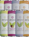 Zenjoy Variety 8 Pack  Calming Drink with Ashwagandha  Lemon Balm  NonAlcoholic Beverage Infused with LTheanine for Enhanced Focus  12oz Cans