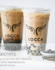 Locca Boba Tea Kit  Black Milk Tea Boba Kit  8 Servings Premium Boba Kit with Chewy Tapioca Pearls  Boba Balls Boba Making Kit for Kids Teens Adults  Sago Pearls Boba Milk Tea Kit  Bubble Tea Set