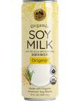 Golden Nest Organic Soy Milk  Ready to Drink Traditional Asian Recipe Soy Milk  All Natural High Protein No Preservatives  11 Fl Oz Can Original 11 fl oz Pack of 12