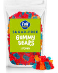 SugarFree Gummy Bears Fruit Flavored Pectin Soft Chewy Candy 1Pound Pack