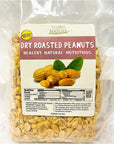 Beyond Nature Dry Roasted Peanuts  Unsalted 2 Pound 32 oz Vacuum Sealed Non GMO No Oil  No Salt Low Carb Keto Friendly  Vegan Snack