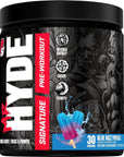 PROSUPPS Mr. Hyde Signature Pre Workout with Creatine, Beta Alanine, TeaCrine and Caffeine for Sustained Energy, Focus Pumps - Pre-Workout Energy Drink Men Women (Blue Razz, 30 Servings)