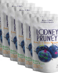 Looney Pruney Organic Pitted Dried Prunes for the Entire Family | Always California-Grown | Kosher | No Added Sugar & No Preservatives (6 pack)