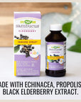 Nature's Way Sambucus Elderberry Immune Syrup for Kids with Echinacea & Propolis, Immune Support*, Berry Flavored, 4 Fl. Oz.