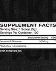 L-Glutamine Powder 100 Servings - Vegan Fermented L Glutamine Powder Supplement for Post Workout Muscle Recovery, Immunity, Digestive Health - Tested & Trusted, No Artificial Filler - Unflavored