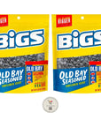 BIGS Sunflower Seeds Keto Friendly 535 oz Bags Pack of 2 Old Bay Seasoning