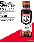 Muscle Milk Genuine Protein Shake, Chocolate, 25g Protein, 11.16 Fl Oz (Pack of 12), Packaging May Vary