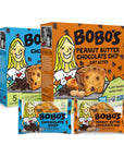 Bobos Bites Chocolate Variety Pack 15 Chocolate Chip 15 Peanut Butter Chocolate Chip