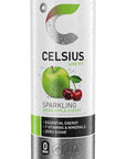 CELSIUS Sparkling Green Apple Cherry - 12 Fl Oz (Pack of 12)