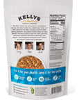 Kelly's Four Plus Granola (Vanilla Almond) Granola Cereal with Whole Grain Oats, Honey, Maple Syrup - Non-GMO, Low Sugar, Sodium Free and Gluten Free Granola for Yogurt - 12oz (Pack of 4)