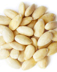 Blanched Whole Almonds, 8 Ounces - Raw, Skinless, Unsalted, Keto, Vegan, Kosher, Bulk. High in Protein, Fiber, Vitamin E, Riboflavin. Perfect Snack. Great for Homemade Desserts.