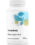 Thorne Alpha-Lipoic Acid - 300 mg - Supplement Liver Detox, Antioxidant Support, Nerve Health and Mental Sharpness - 60 Capsules