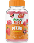 Lifeable Prebiotic Fiber Supplement Gummies for Kids - 5g - Great Tasting Natural Flavored Gummy - Gluten Free, Vegetarian, GMO Free Chewable - for Children, Teen, Toddler - 90 Gummies - 45 Doses