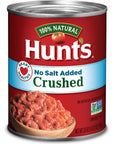 Hunts Crushed Tomatoes No Salt Added Keto Friendly 28 oz